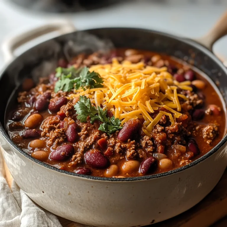 The Best Homemade Stovetop Chili