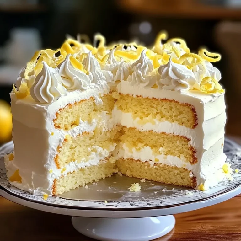 Top 1 Italian Lemon Cream Cake : Irresistible and Luscious