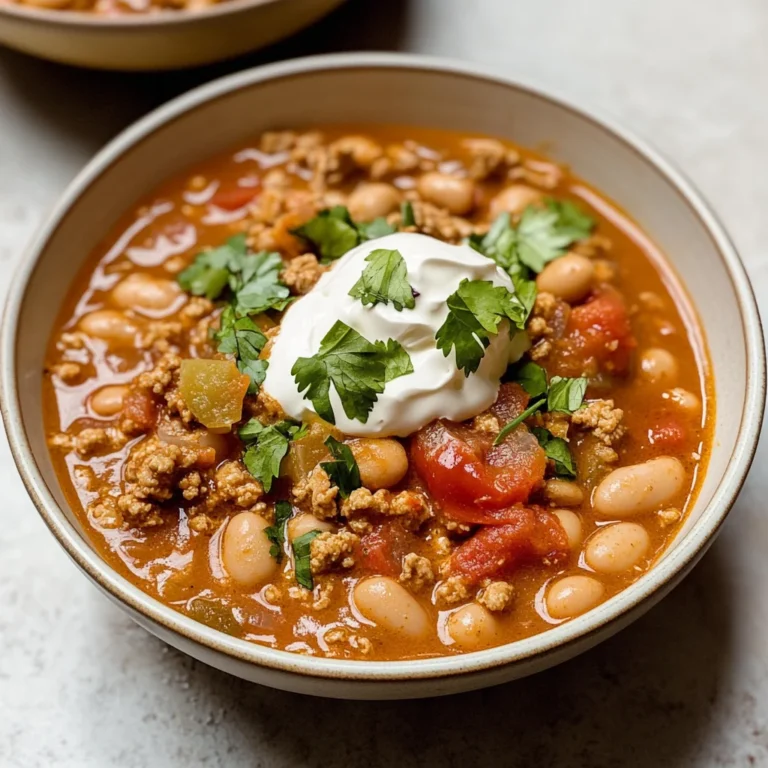 Turkey White Bean Chili