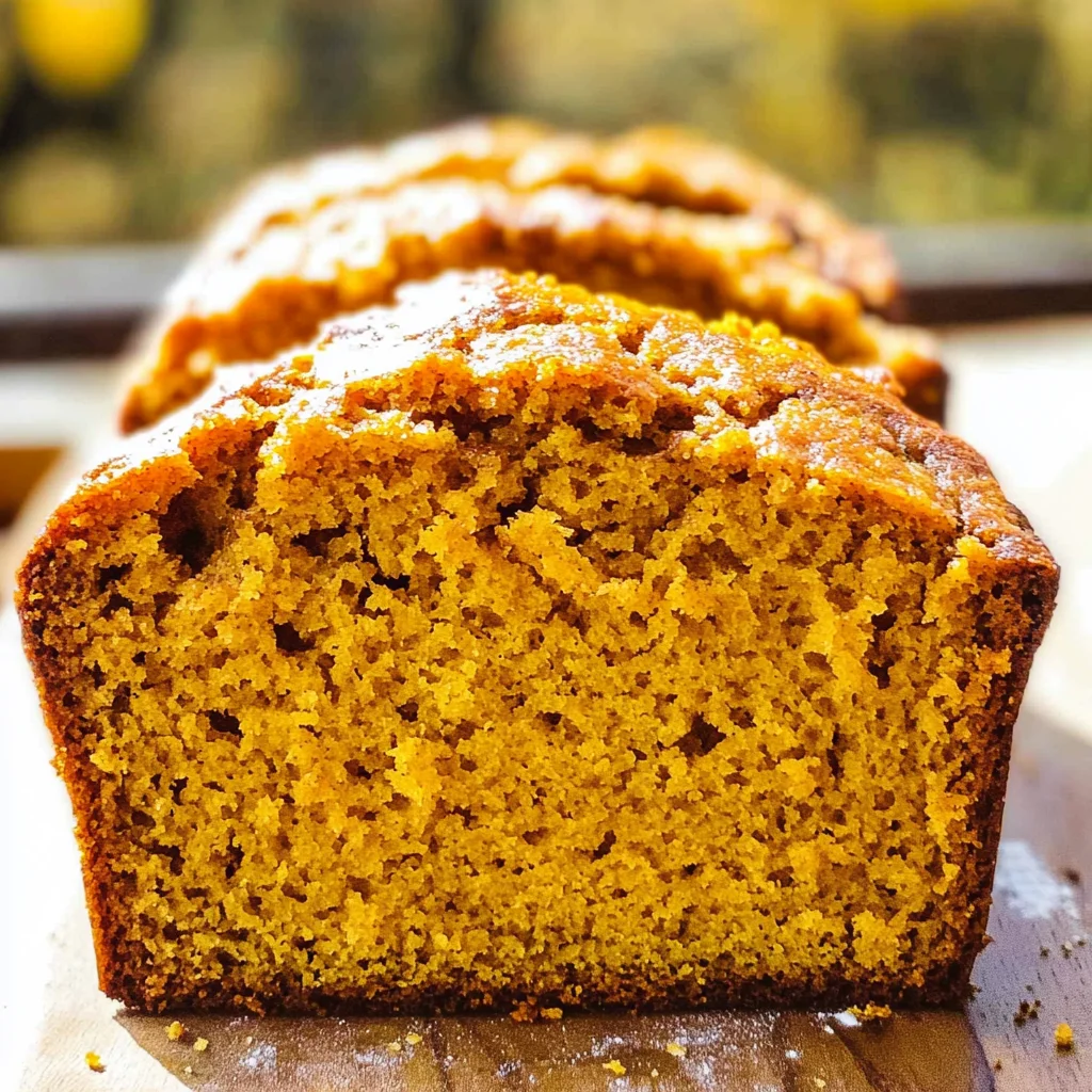 Vanilla Pudding Pumpkin Bread