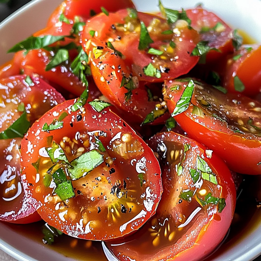 Zesty Marinated Tomatoes