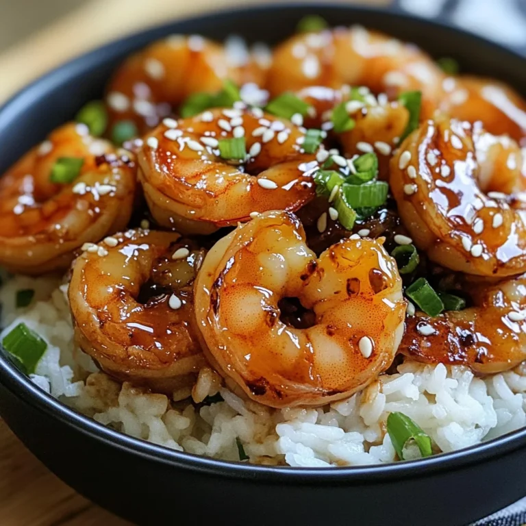 20 Minute Honey Garlic Shrimp & Rice Bowl