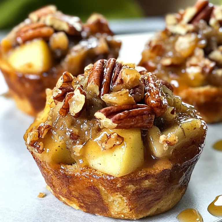 Apple Pecan French Toast Cups