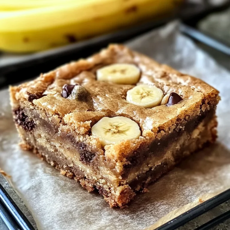 Banana Blondies: 7 Simple Banana Dessert Recipes to Love