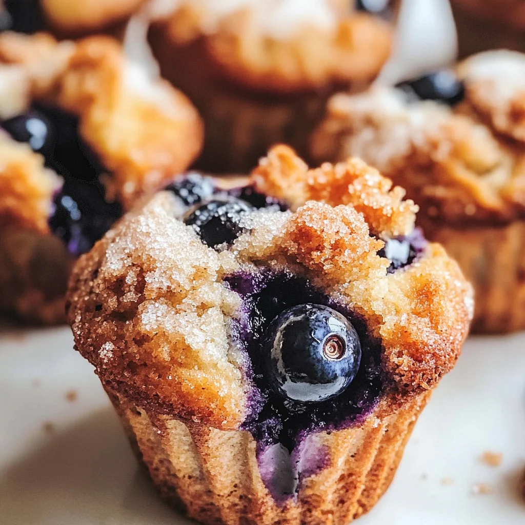 Blueberry Monkey Bread Muffins