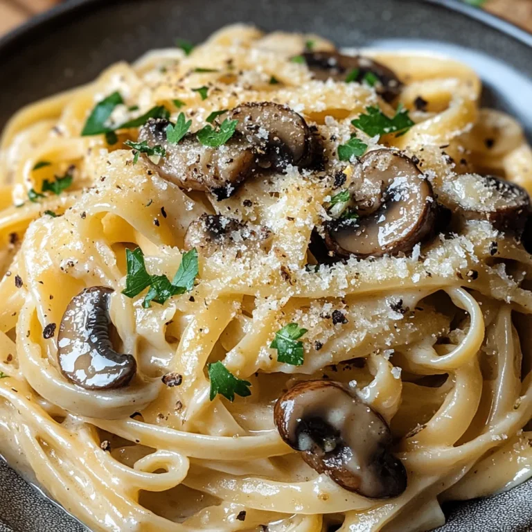 Caramelized Leek and Mushroom Gruyere Pasta