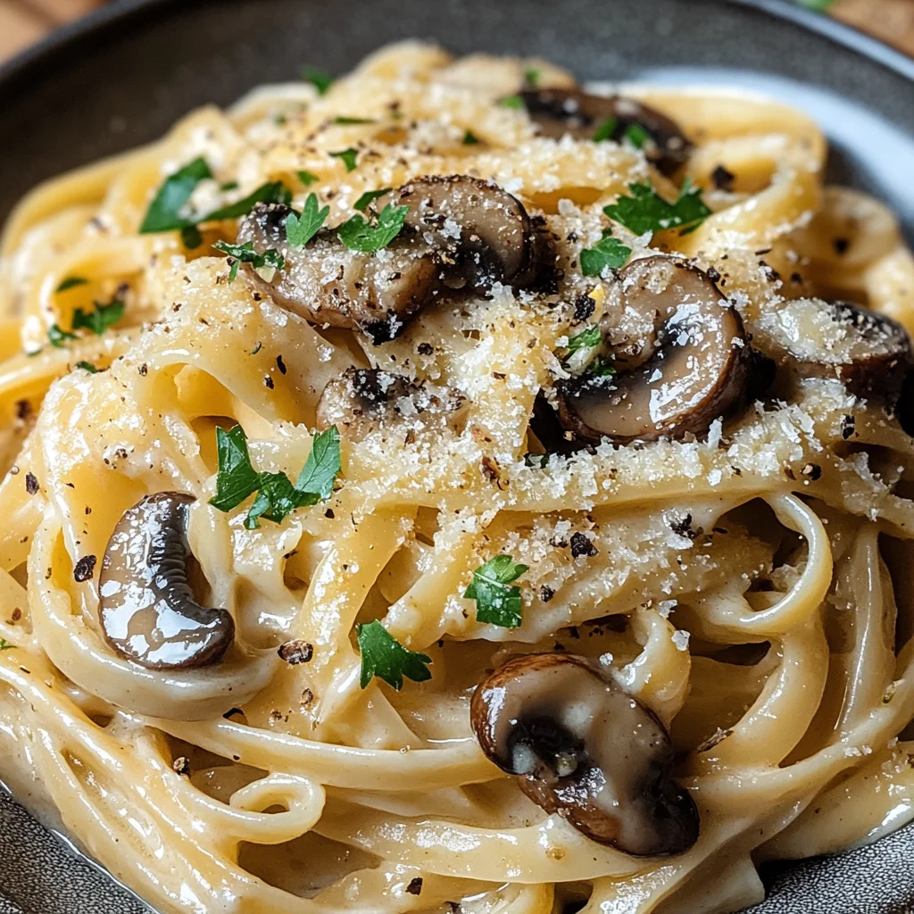 Caramelized Leek and Mushroom Gruyere Pasta