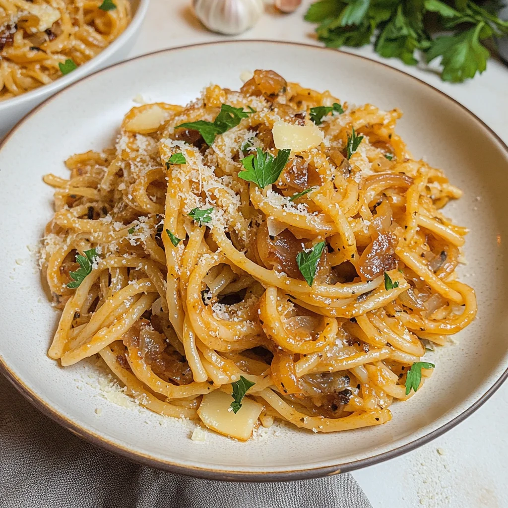 Caramelized Onion Pasta