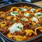 Cheesy Beef Enchilada Tortellini