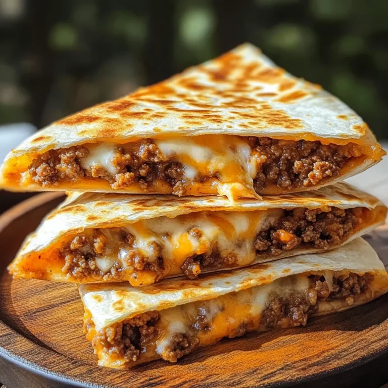 Cheesy Ground Beef Quesadillas Recipe is a must-try!