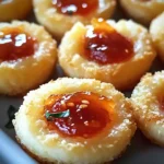 Cheesy Thumbprint Appetizers with Hot Pepper Jelly