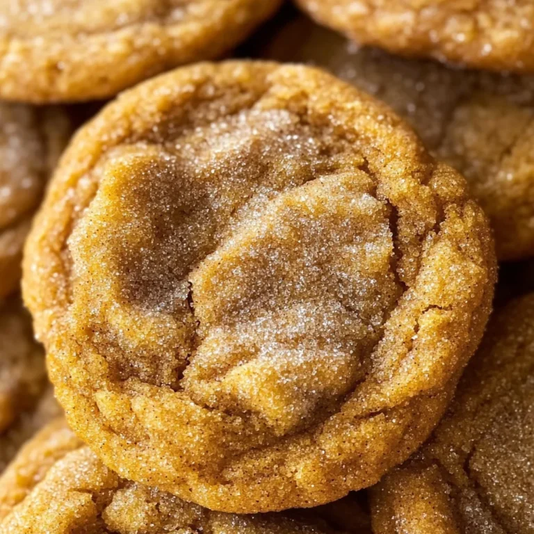 Chewy Pumpkin Snickerdoodle Cookies