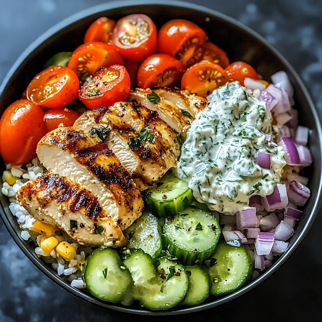 Chicken Tzatziki Bowls