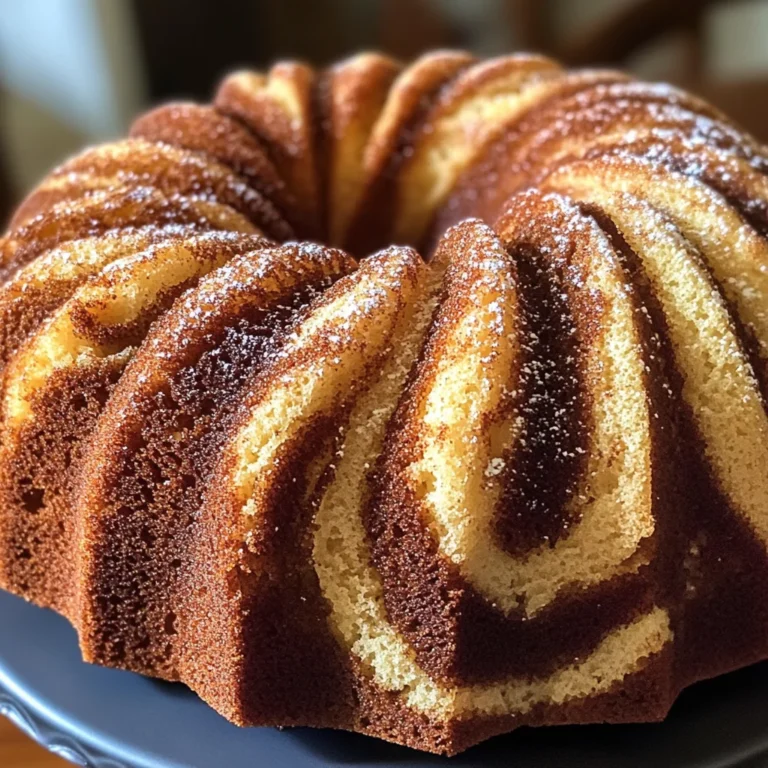 Cinnamon Swirl Bundt Cake