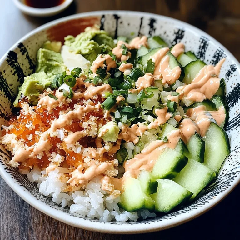 Crunch Roll Sushi Bowl