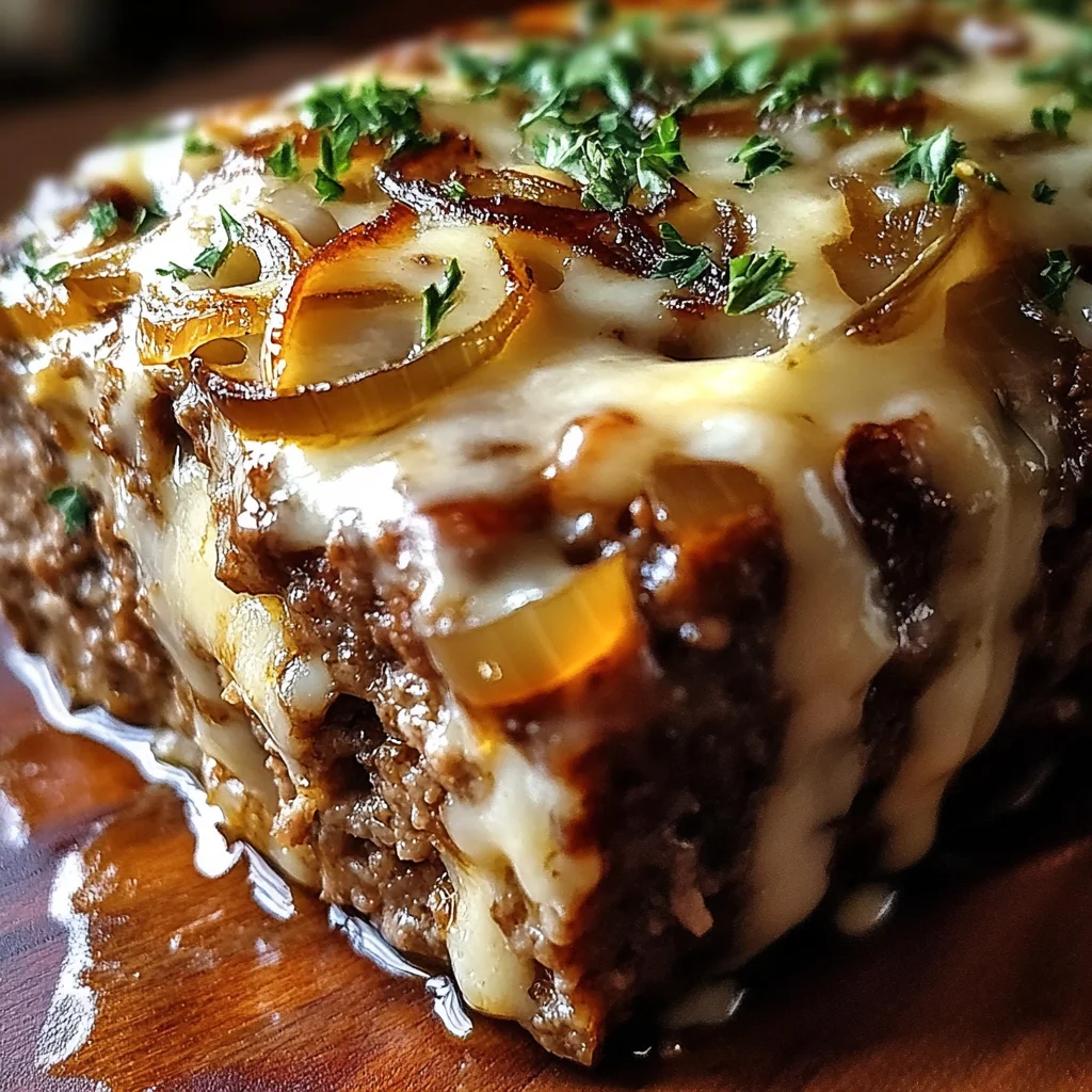 French Onion Meatloaf