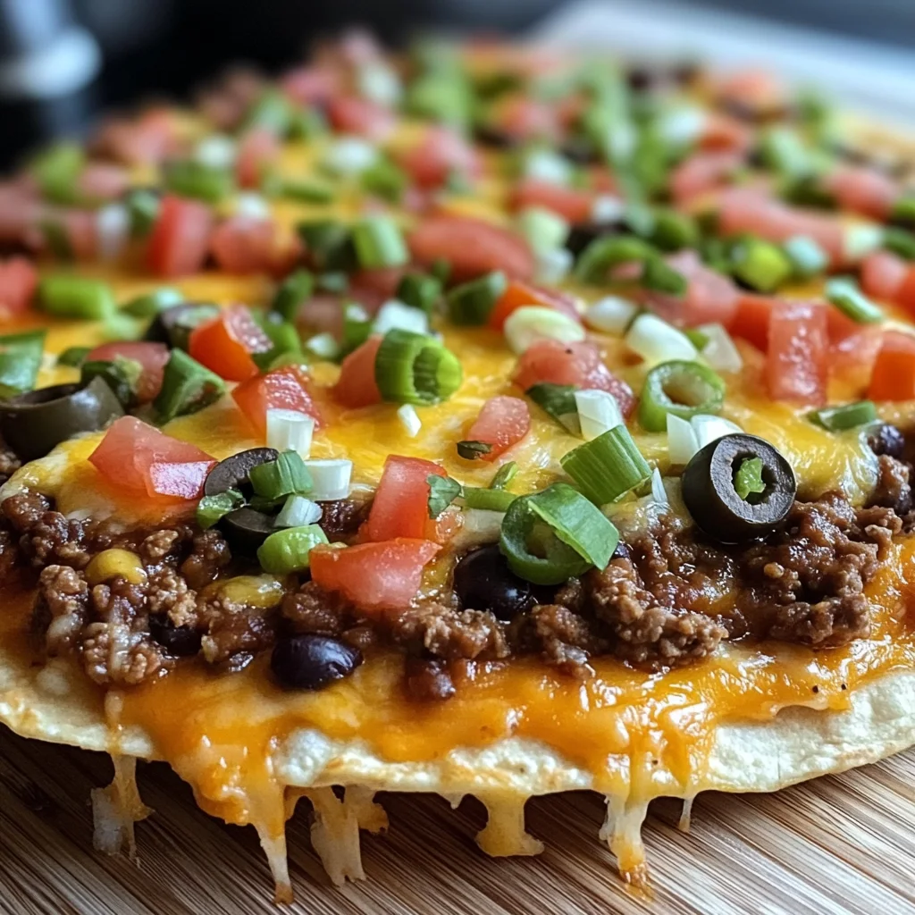 Homemade Mexican Pizza