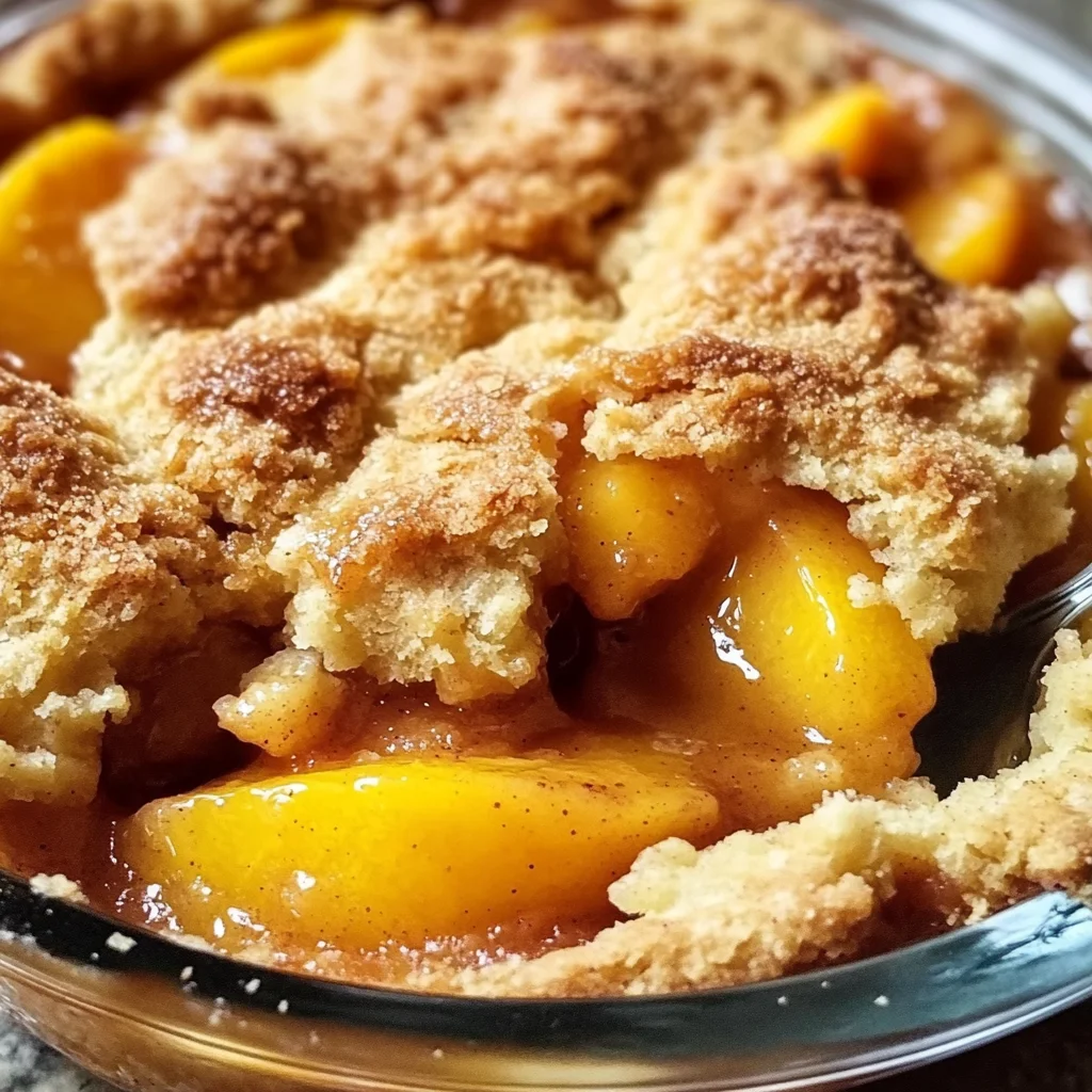 Homemade Peach Cobbler