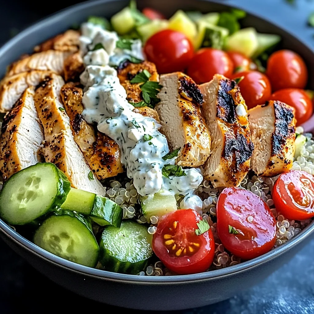 Mediterranean Chicken Bowls