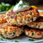 Mediterranean Chicken Patties