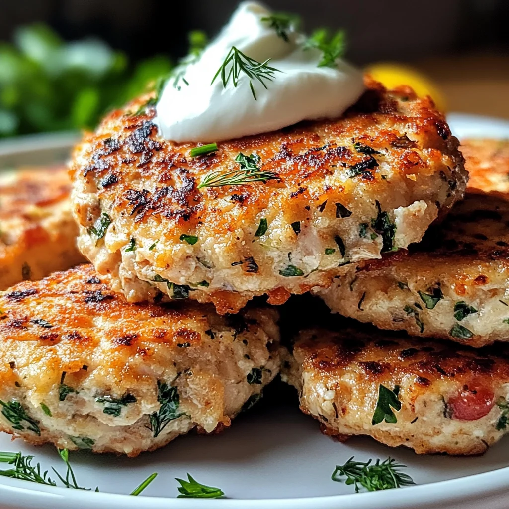 Mediterranean Chicken Patties