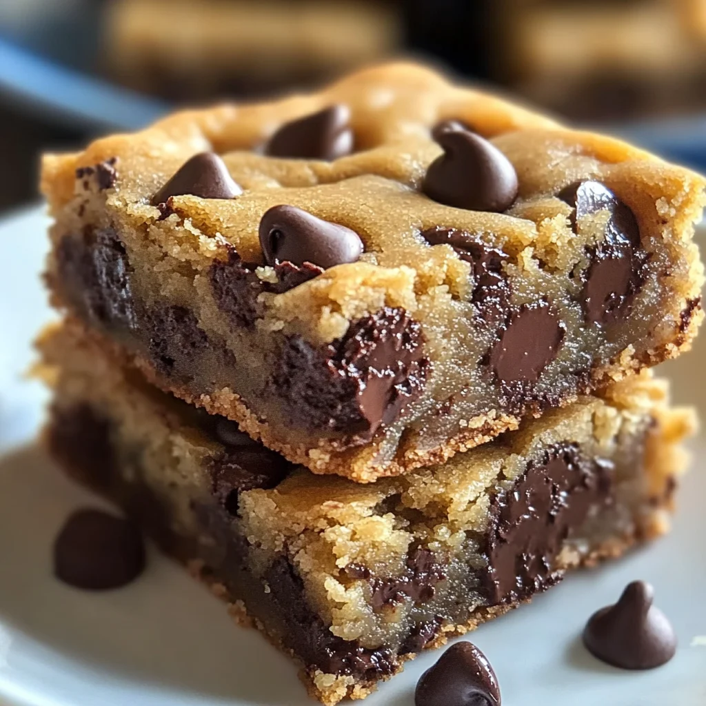 Melt-in-Your-Mouth Chocolate Chip Cookie Bars