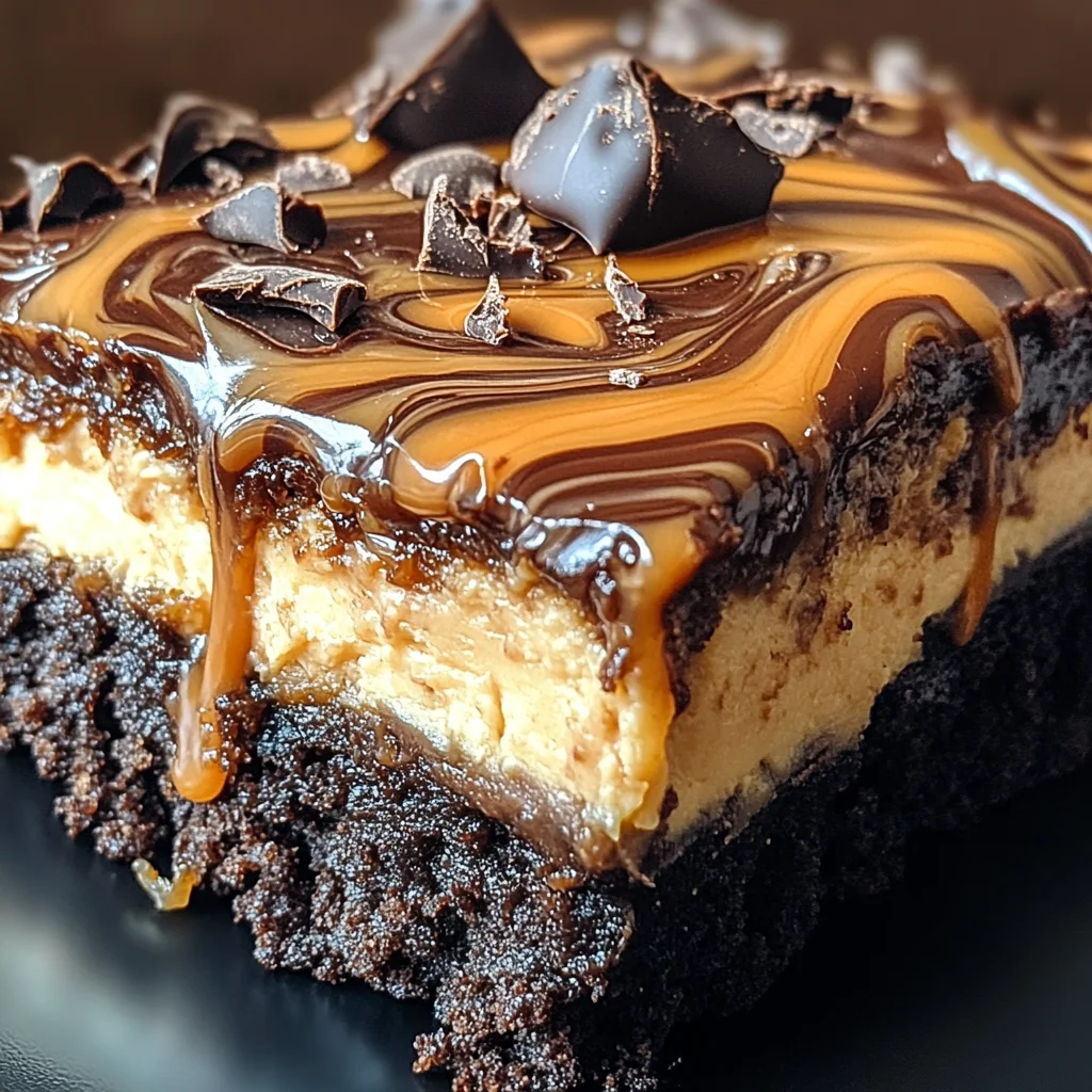 Milky Way Caramel Cheesecake Brownies