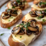 Mushroom & Brie Crostini