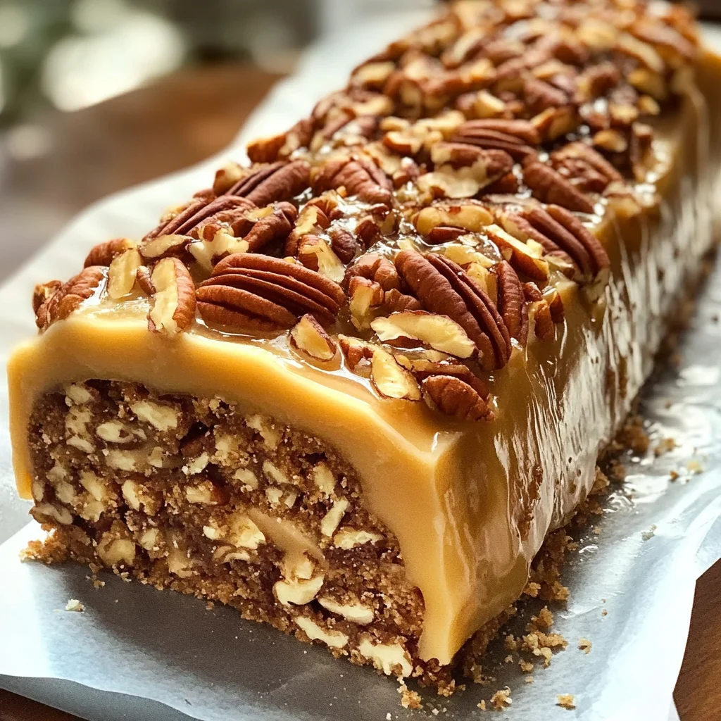 Nana’s 3-Ingredient Pecan Log