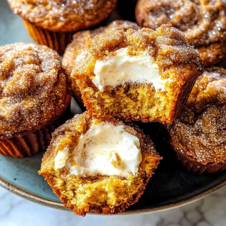 Pumpkin Muffins with Maple Cream Cheese Filling