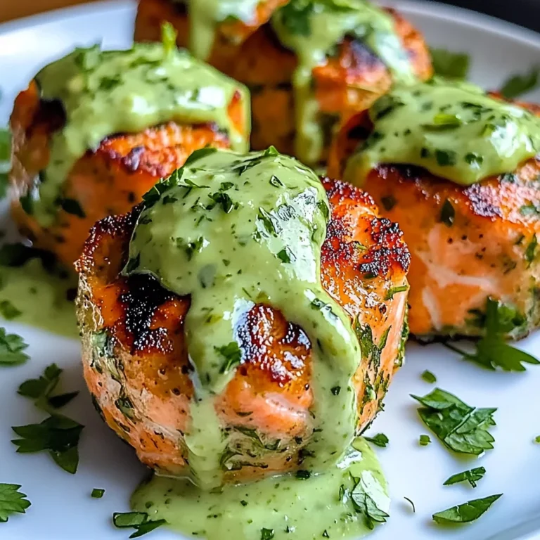 Salmon Balls with Creamy Avocado Sauce: Healthy Dinner Ideas