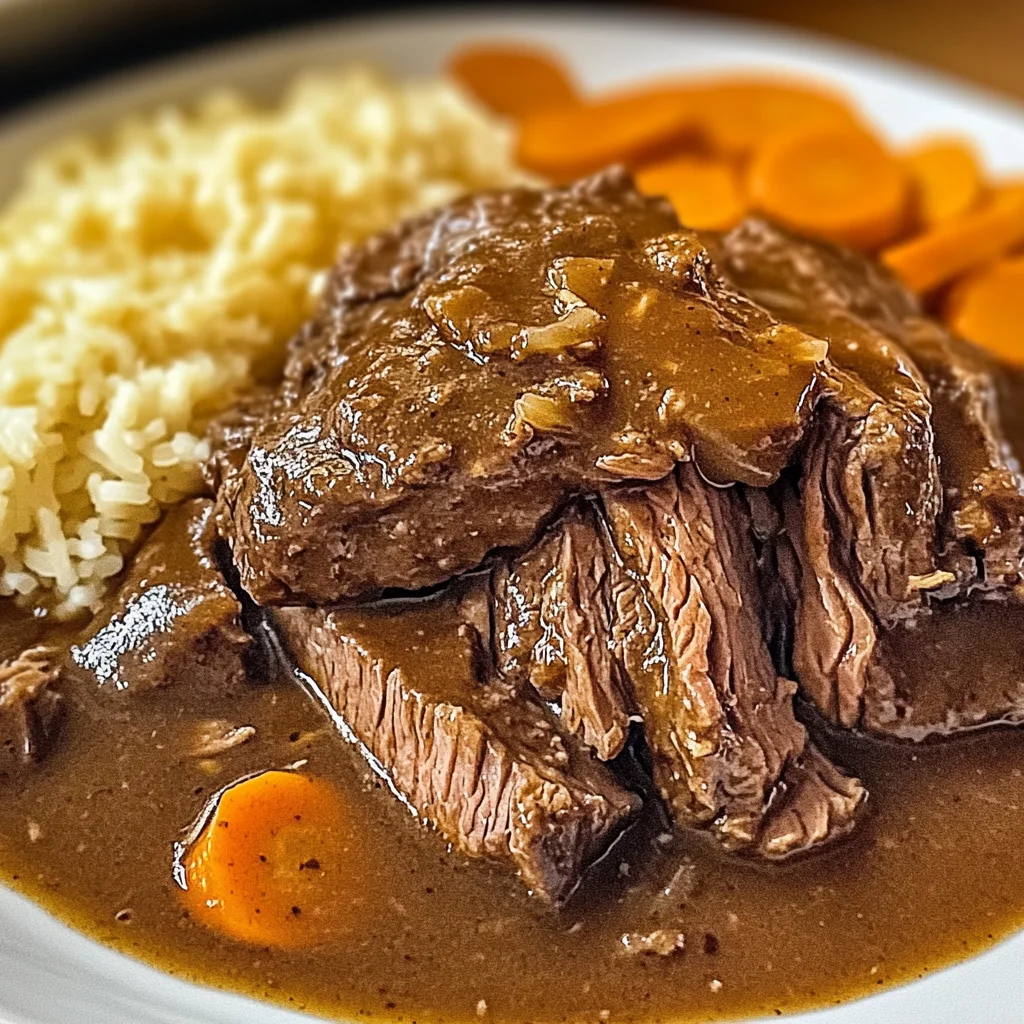 Slow Cooker Beef Manhattan