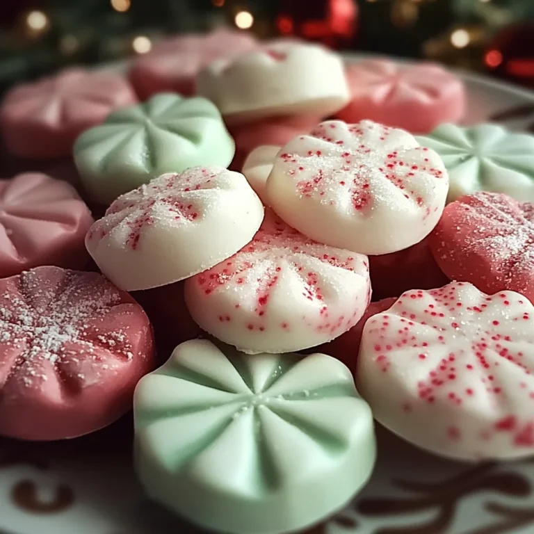Soft Christmas Peppermints (Old-Fashioned Butter Mints)
