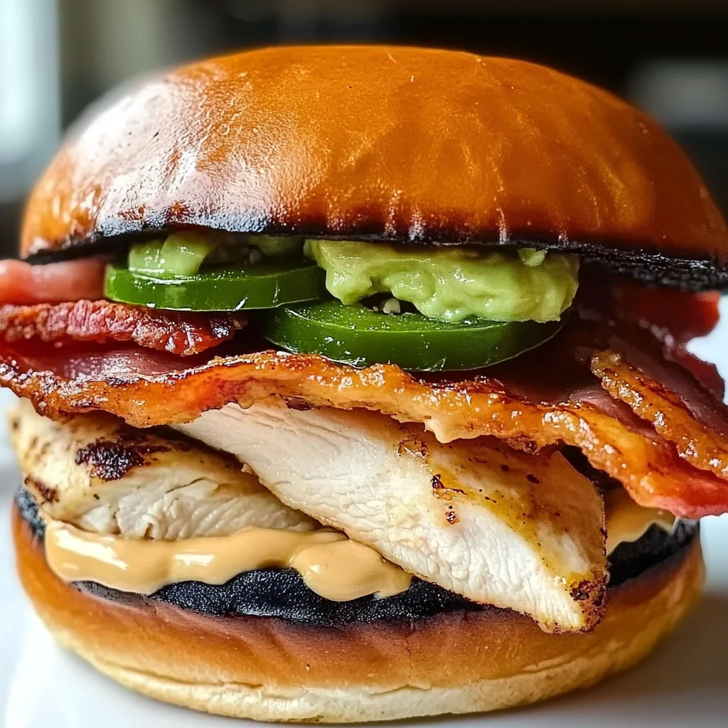 Spicy Grilled Chicken Avocado Sandwich