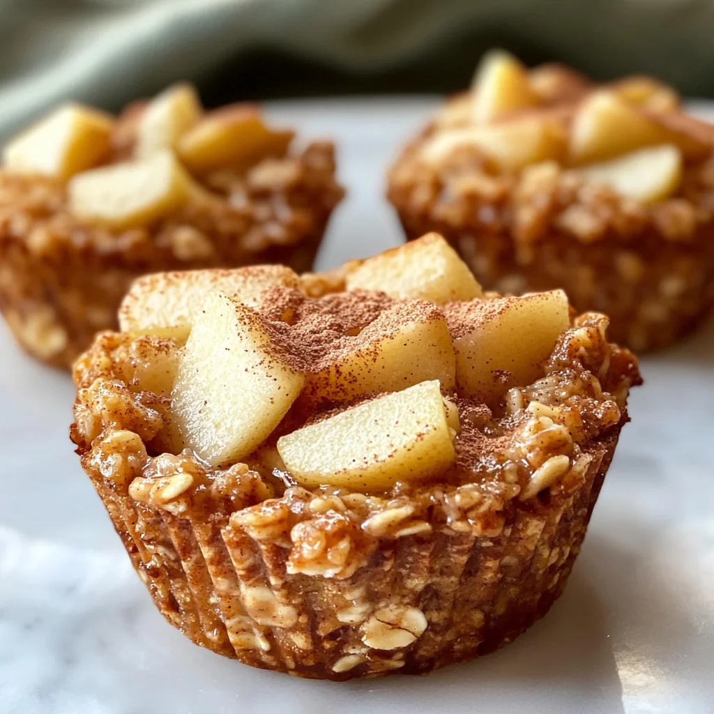 Tasty Baked Apple Cinnamon Oatmeal Cups