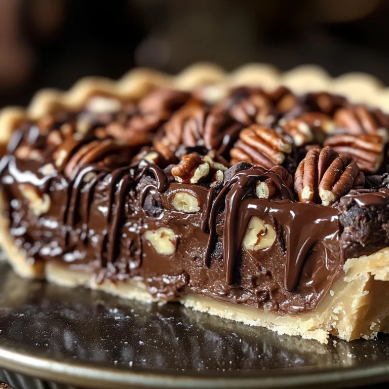 Texas Chocolate Pecan Pie