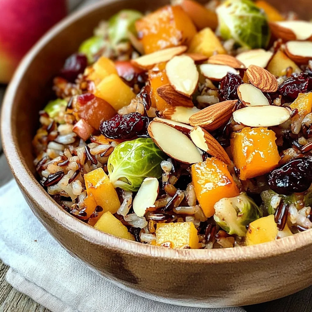 Wild Rice Harvest Bowls with Fig Balsamic Vinaigrette