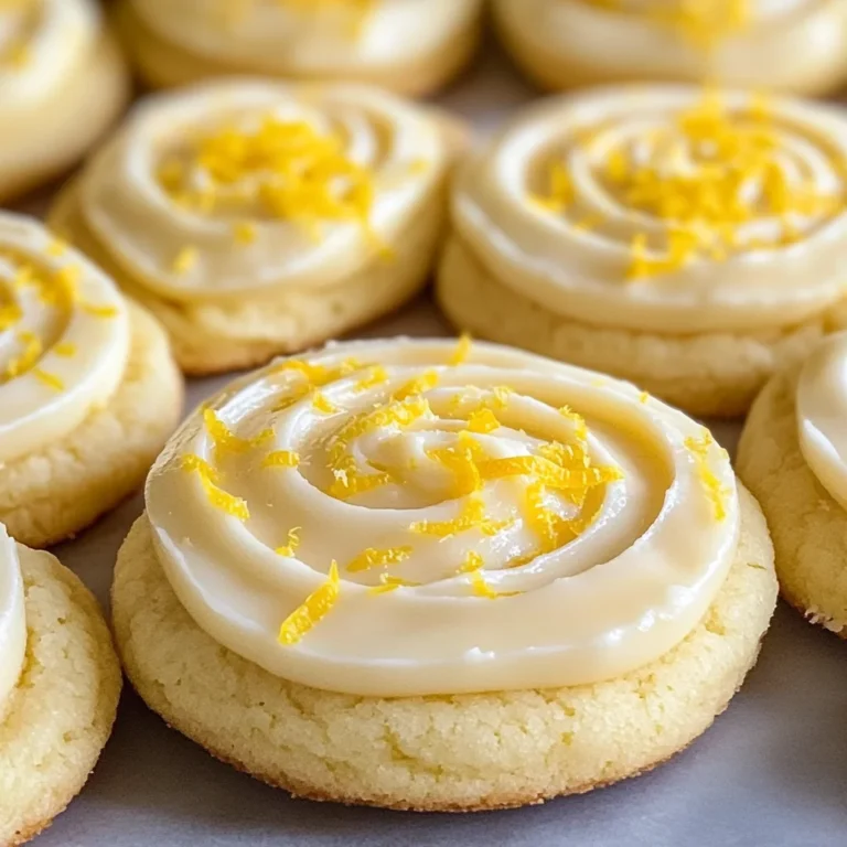 Zesty Lemon Frosted Cookies: A Tangy Delight to Brighten Your Day