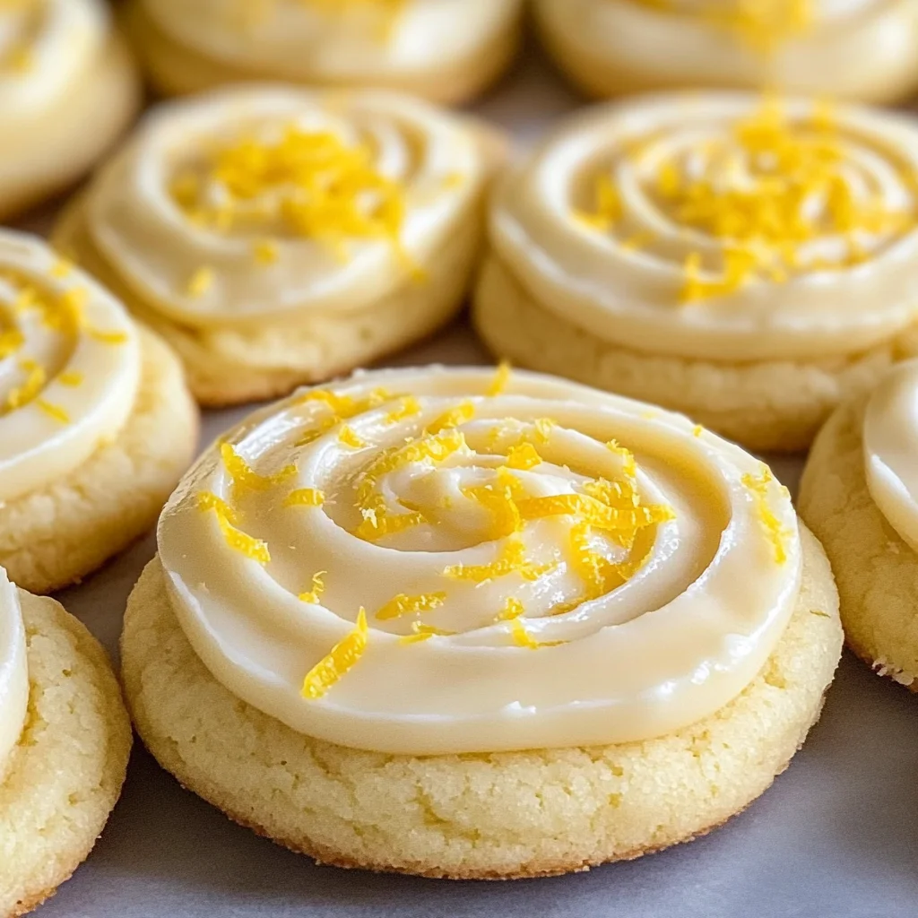 Zesty Lemon Frosted Cookies: A Tangy Delight to Brighten Your Day