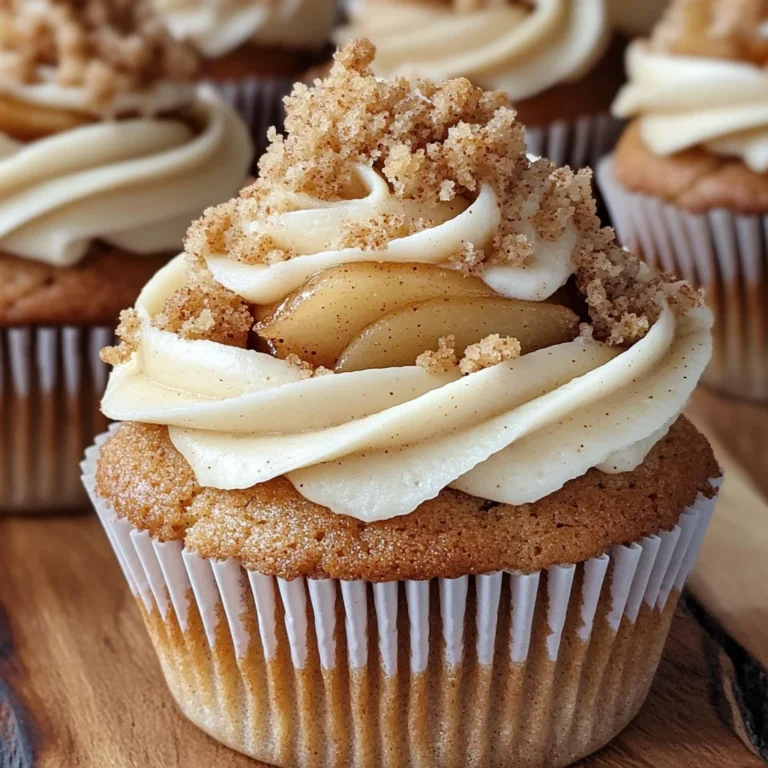 Apple Crumble Cupcakes