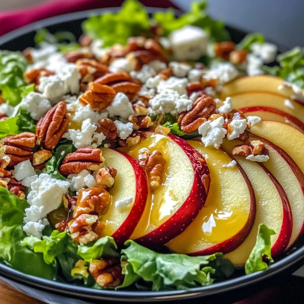 Autumn Harvest Honeycrisp Apple and Feta Salad