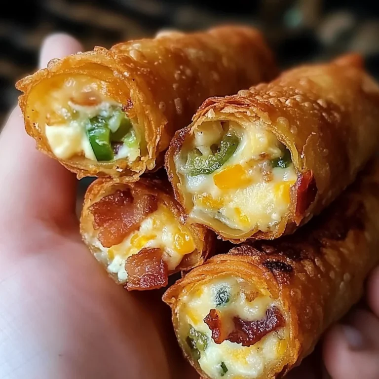 Bacon Jalapeño Eggrolls