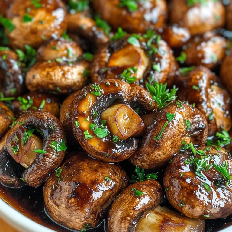 Balsamic Roasted Mushrooms