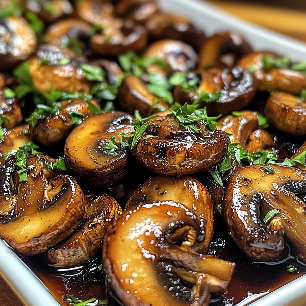 Balsamic Roasted Mushrooms