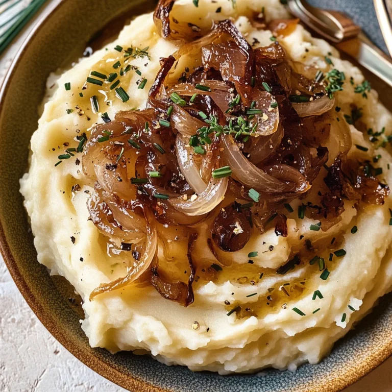Best Ever Caramelized Onion Mashed Potatoes