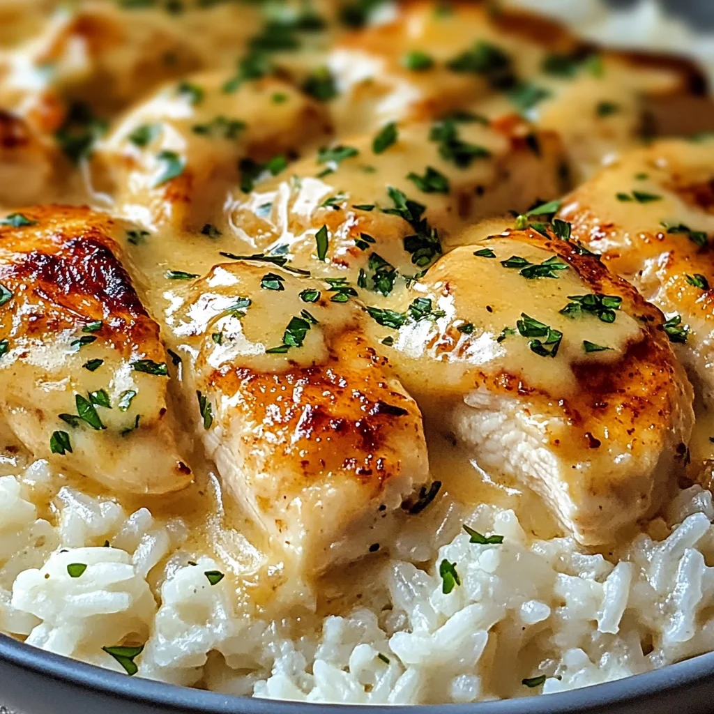 Best Smothered Chicken and Rice Recipe