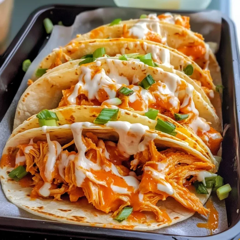 Buffalo Chicken Tacos Recipe