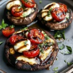 Caprese Stuffed Portobello Mushrooms