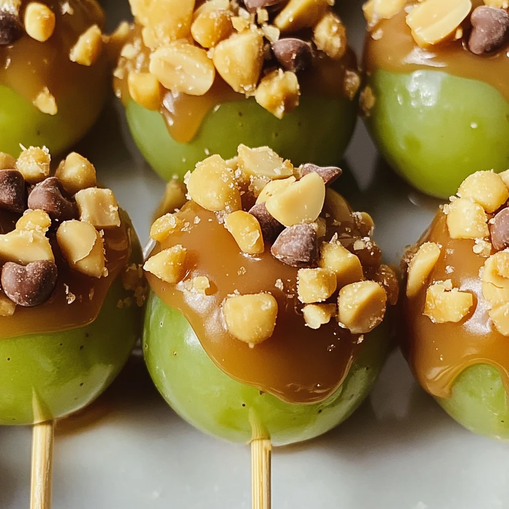 Caramel Apple Grapes