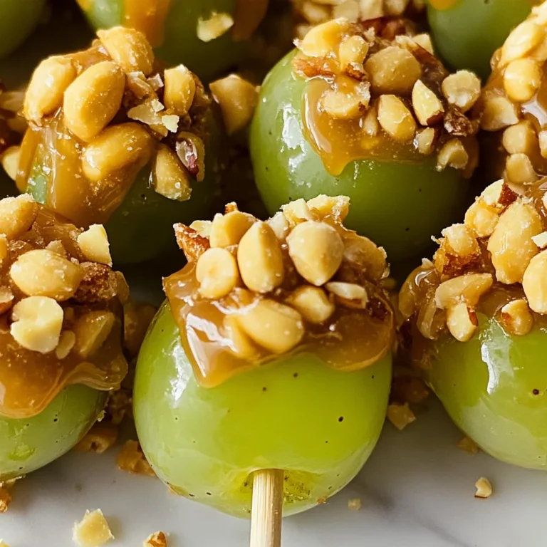 Caramel Apple Grapes